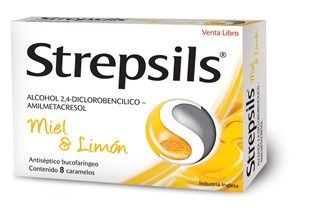 strepsils miel y limon 8 caramelos